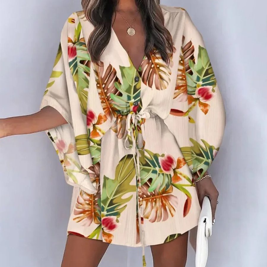 Summer Boho Mini Dress - Image 5