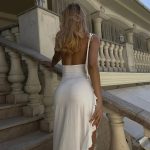 Dresses Hanging Neck Stereoscopic Flower - Image 6